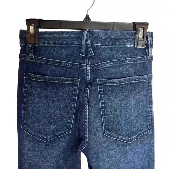 Good American Good Legs with Raw Chewed Hem Blue653 Size 4/27 - Picture 6 of 8